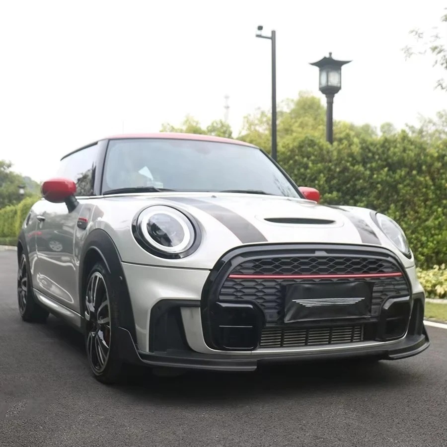 MINI JCW F55 F56 F57 Front Lip Extension Spoiler Body Kits Splitter Chin Spoiler Bumpers